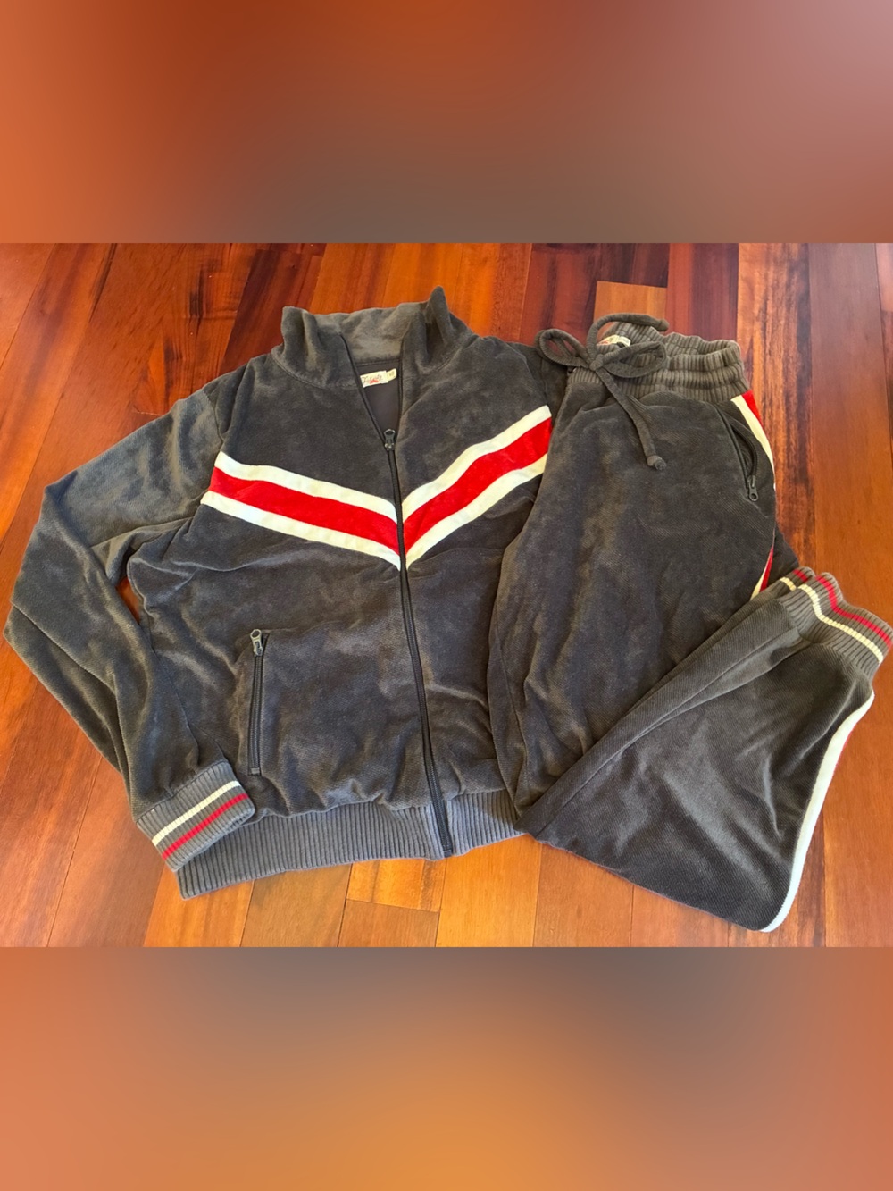 Faherty Velour Tracksuit Set Zermatt Jacket & Richie Joggers size Medium